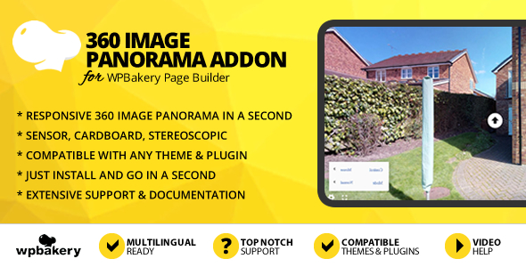 360 Image Panorama Addon for WPBakery Page Builder
