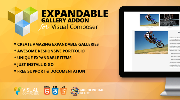 Expandable Gallery Addon for WPBakery Page Builder
