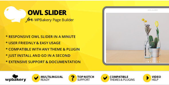 Elegant Mega Addons Owl Slider for WPBakery Page Builder