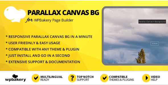 Elegant Mega Addons Parallax Canvas Bg for WPBakery Page Builder