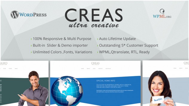 Creas - Ultra Creative WordPress Theme