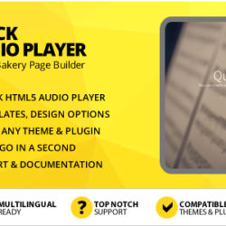 Quick Audio Player Addon for WPBakery Page Builder
