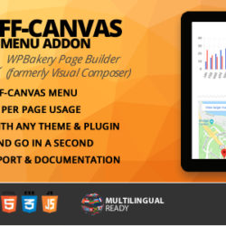 Off Canvas Left, Right Top, Bottom Menu Addon for WPBakery Page Builder