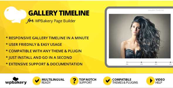 Elegant Mega Addons Gallery Timeline Module for WPBakery Page Builder