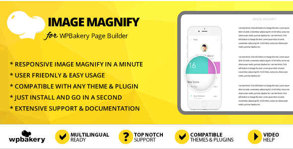 Elegant Mega Addons Image Magnify for WPBakery Page Builder