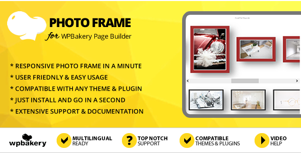 Elegant Mega Addons Photo Frame for WPBakery Page Builder